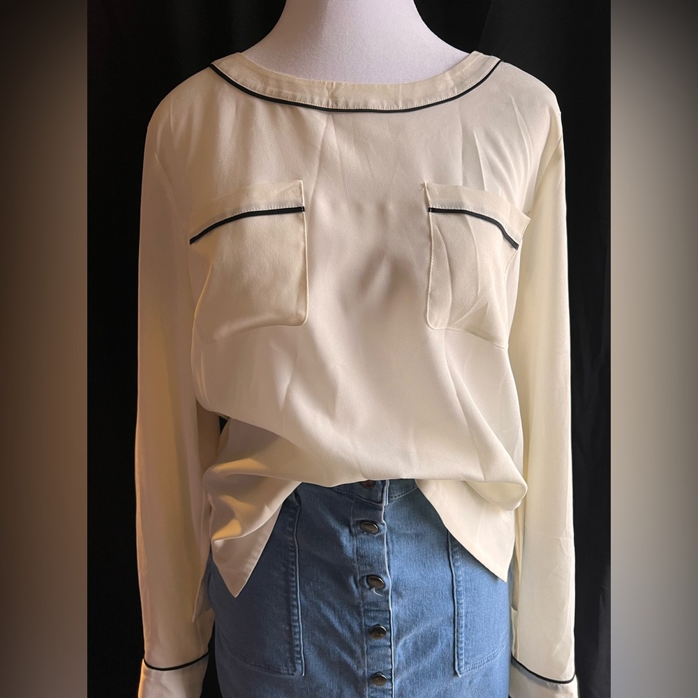 ANNE KLEIN White Blouse